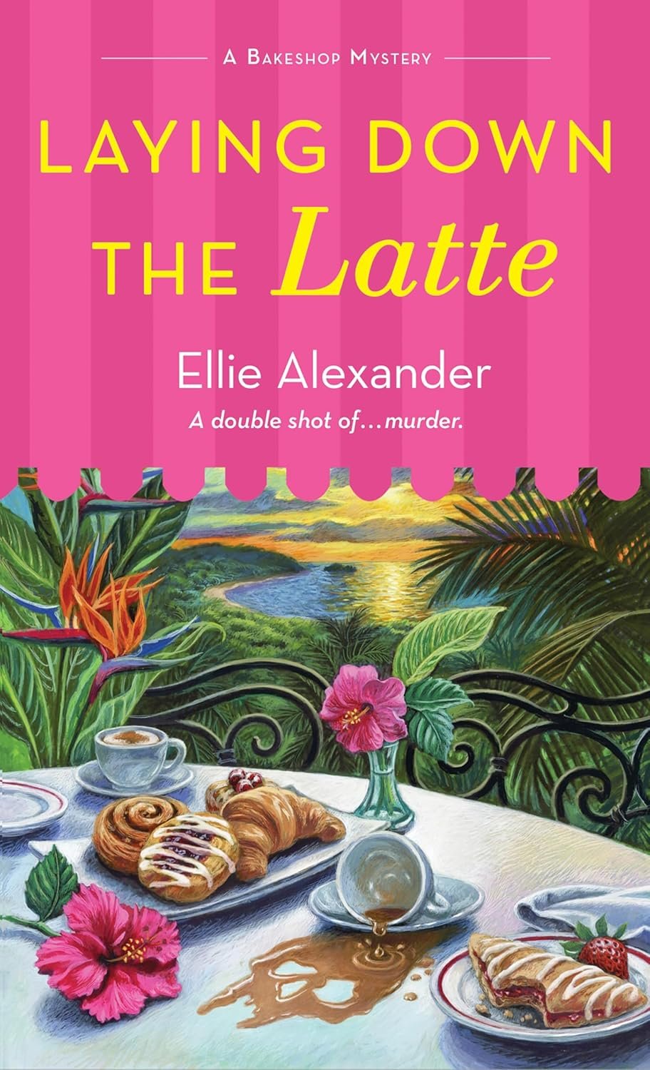 Laying Down the Latte by Ellie Alexander book cover